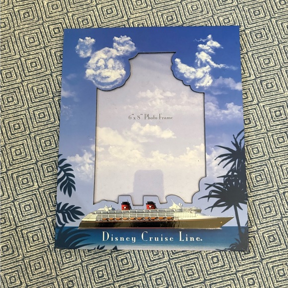 Disney Cruise Line Blue and White Photo Frame - Picture 1 of 2